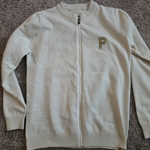 Pirates Women's Zip Up Sweater, Small